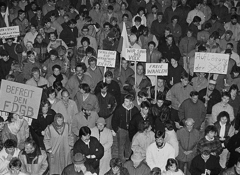Montagsdemo | W. Lobeck, Schwarzenberg