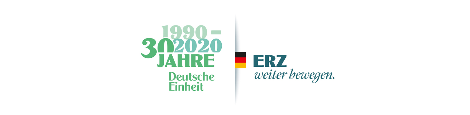 Das Logo zu 30 Jahre Deutsche Einheit im Erzgebirgskreis