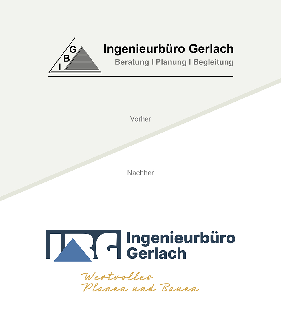 das neue Logo im Vergleich mit dem bisherigen