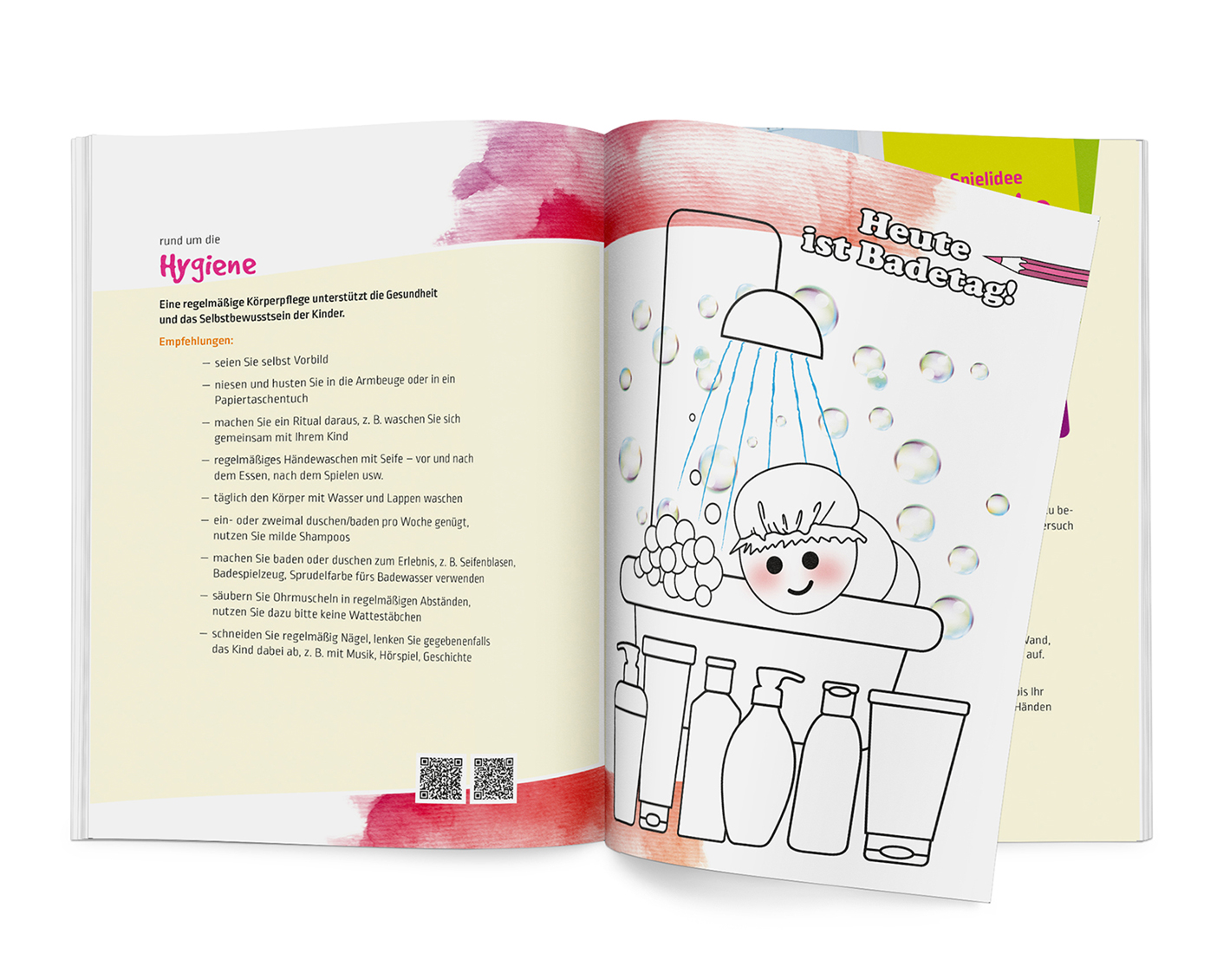 ein Malbuch des Referates Jugendhilfe mit Themen zur Aufklärung