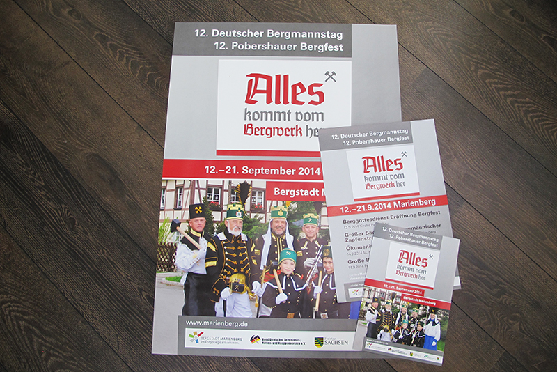 Das Key-Visual auf verschiedenen Publikationen