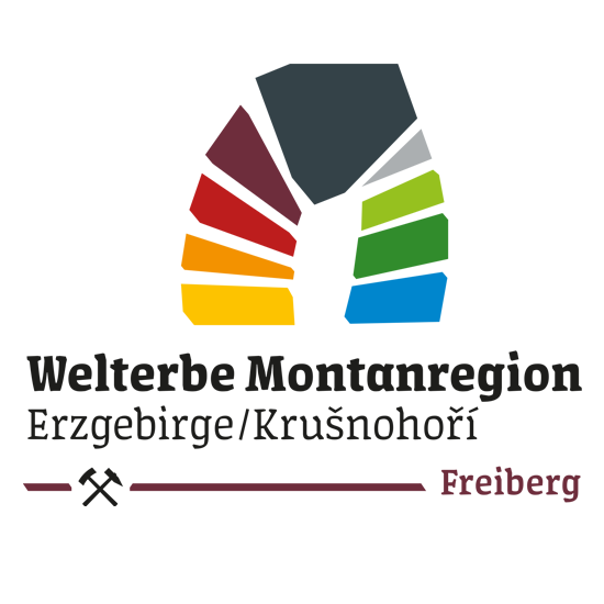 Ein Logo für einen Welterbe-Kommune. Hier für Freiberg