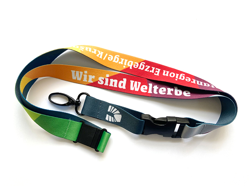 Schlüsselband im Welterbe-Montanregion-Design