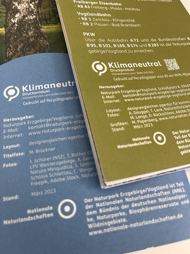 alle Produkte wurden klimaneutral gedruckt